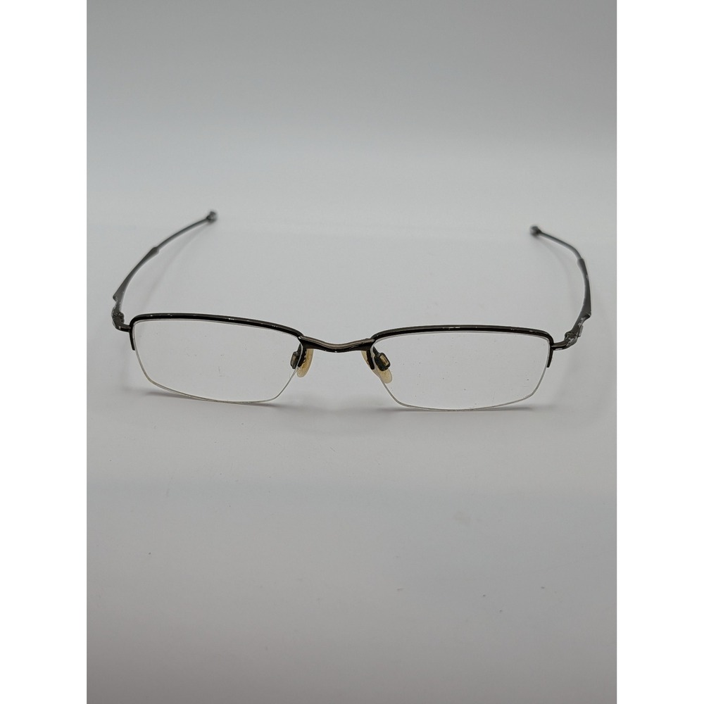 Oakley Jackknife 4.0 Semi Rimless Eyeglass Frames Metal Rectangular Pewter - Picture 5 of 16
